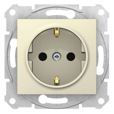 Розетка Schneider Electric Sedna с з/к со шторками 16A 250V SDN3001747