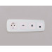 Комплект механизма компьютерной розетки Ambrella Volt RJ-45 (8P8C) CAT6A экранированной с автоматической защитной шторкой OMEGA MO212005 Жемчуг QUANT (OP2120, VM185)
