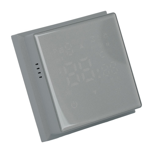 Терморегулятор Wi-Fi (механизм) Stekker Эмили RSW00-5119-10 платиново-серый soft touch 50378