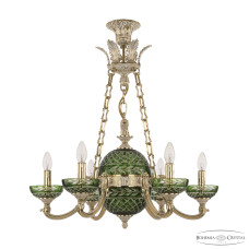 Подвесная люстра Bohemia Ivele Crystal Verona 72009P/6/175 GW P Clear-Green/H-1J Y8 FL2S