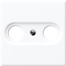 Накладка TV-FM розетки Jung A561PLTVWW