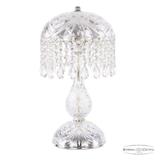 Настольная лампа Bohemia Ivele Crystal 14781L1/22 Ni Настольная лампа Bohemia Ivele Crystal 14781L1/22 Ni