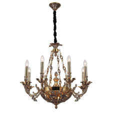 Подвесная люстра Lucia Tucci Firenze 1781.8.2 Antique Gold
