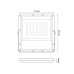 Прожектор Uniel ULF-F51D-50W/6500K IP65 200-240V GREY UL-00012758