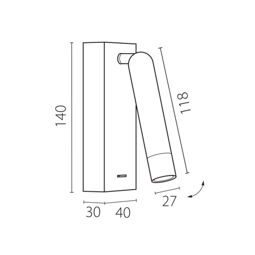 Бра Lightstar Omega 200737 Бра Lightstar Omega 200737