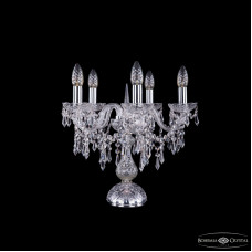 Настольная лампа Bohemia Ivele Crystal 1403L/5/141-39 Ni