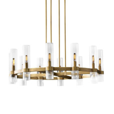Подвесная люстра Delight Collection Ravelle MT8888-8H antique brass