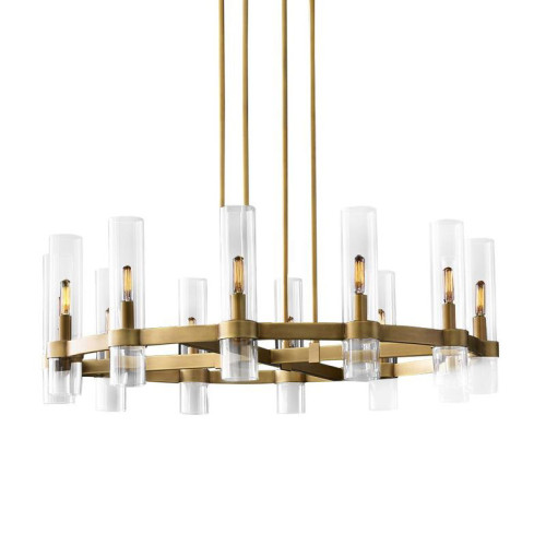 Подвесная люстра Delight Collection Ravelle MT8888-8H antique brass Подвесная люстра Delight Collection Ravelle MT8888-8H antique brass