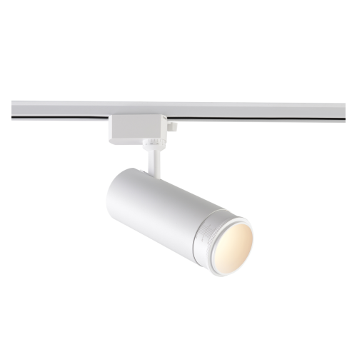 Трековый однофазный светильник Crystal Lux CLT 0.31 021 WH 3CCT ZOOM