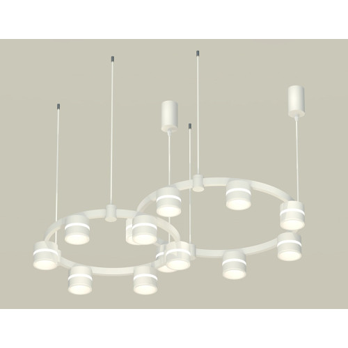 Комплект подвесного светильника Ambrella Light Techno Ring XR92081001 (A9208x2, C9236, C9231, N8444)
