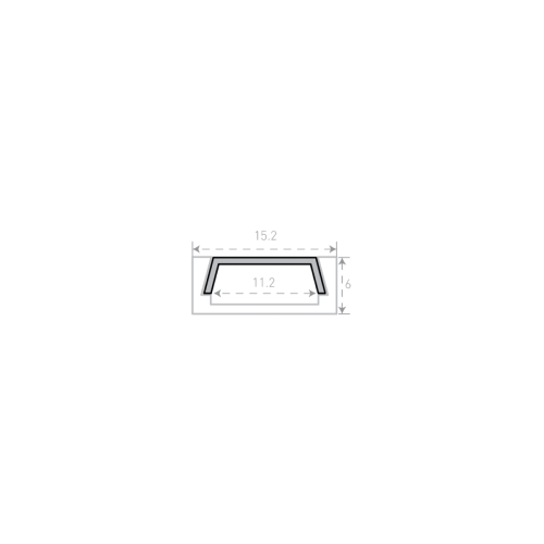 Алюминиевый профиль SWG Standard SF-1506-3MT 00-00031953