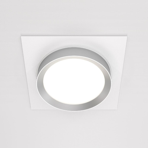 Встраиваемый светильник Maytoni Technical Hoop DL086-GX53-SQ-WS