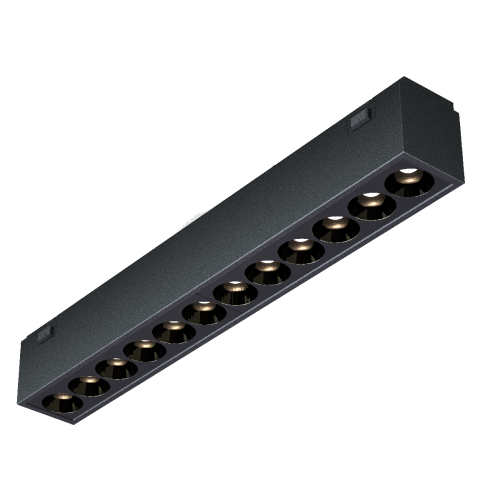 Трековый магнитный светильник iLedex Vision 4825-039-L197-12W-36DG-4000K-BK