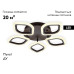 Потолочная светодиодная люстра Ambrella Light Acrylica Original FA443