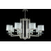 Подвесная люстра Crystal Lux Nicolas NICOLAS SP-PL8 NICKEL/WHITE