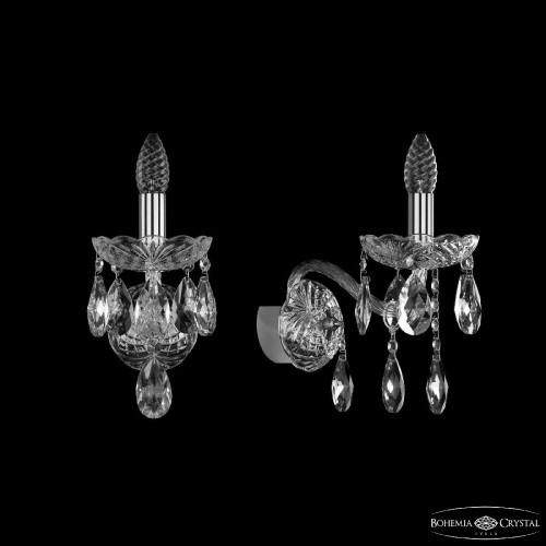 Бра Bohemia Ivele Crystal 1413B/1/165/XL Ni Бра Bohemia Ivele Crystal 1413B/1/165/XL Ni