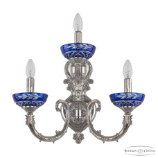 Бра Bohemia Ivele Crystal Florence 7109B16/2+1/210 Ni P Clear-Blue/H-1J