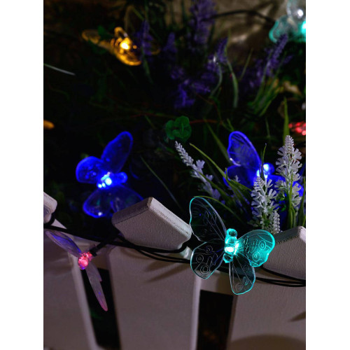 Гирлянда на солнечных батареях (UL-00006557) Uniel Бабочки USL-S-129/PT4000 Butterflies