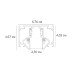 Шинопровод магнитный Arte Lamp Linea-Accessories A473206