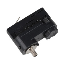 Адаптер для трехфазного шинопровода Uniel UBX-A61 BLACK 1 POLYBAG