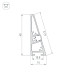 Алюминиевый профиль Arlight PLINTUS-H40-2000 BLACK 052398