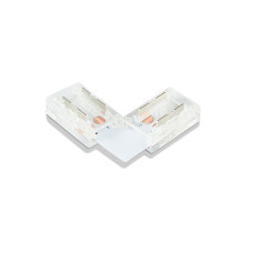 Соединитель угловой L для светодиодной ленты COB 8mm 12/24V (2 конт.) GS6851 (5шт) Ambrella Light Illumination GS6851