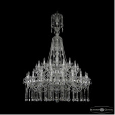 Подвесная люстра Bohemia Ivele Crystal 1413/20+10+5/400/XL-164/2d Ni