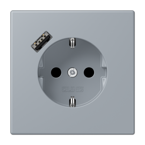 Розетка 2K+З USB Typ A Jung LC1520-18A257