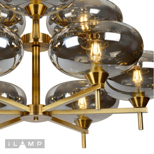 Подвесная люстра iLamp Rivoli 6607/9 GD