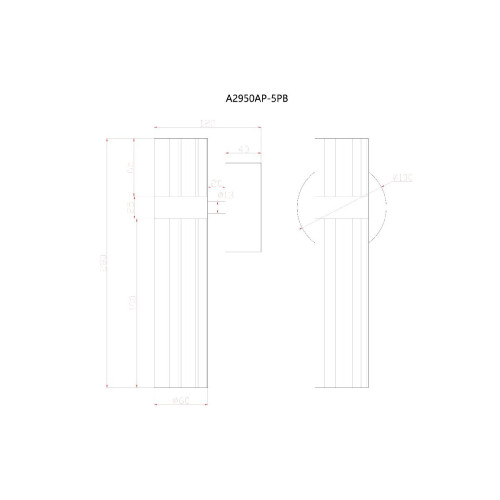Бра Arte Lamp Misty A2950AP-5PB