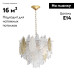 Подвесная люстра Odeon Light Lace 5052/8