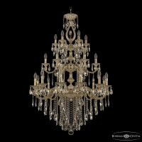 Подвесная люстра Bohemia Ivele Crystal Verona 72401/12+6+6/300/3d B GW FL3M