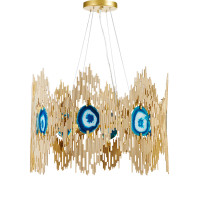 Подвесная люстра DeLight Collection Boho 9275P-6 gold