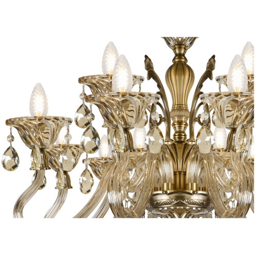 Подвесная люстра iLamp Asia 61082-8+4 BR
