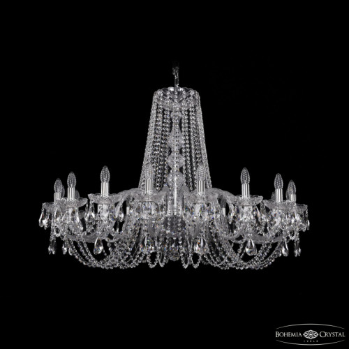 Подвесная люстра Bohemia Ivele Crystal 1402/18/400 Ni