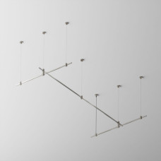 Основание двухуровневое на тросовых подвесах Hang для трековых светильников Maytoni Technical Flarity TFC-Flar-H07-PT