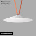Трековый однофазный светильник Denkirs Belty Flow DK5568-WH+BK