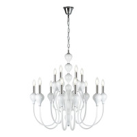 Подвесная люстра iLamp Lady 88003-8+4 WH