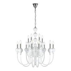 Подвесная люстра iLamp Lady 88003-8+4 WH