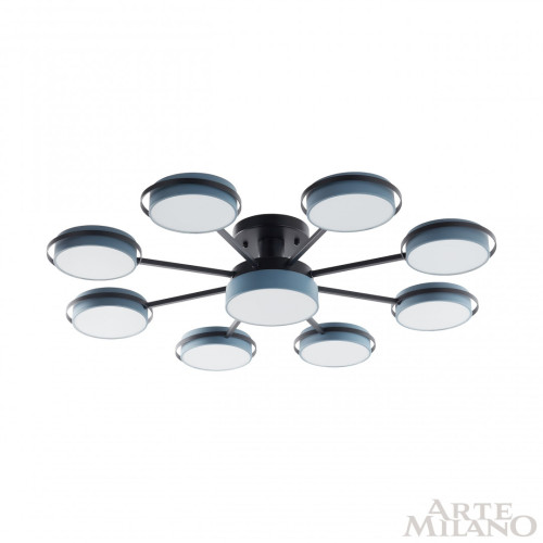 Потолочная люстра Arte Milano Ferrara 250406/8+1 Gr