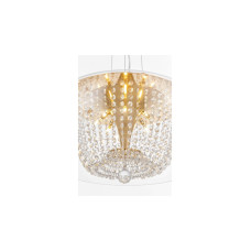 Подвесная люстра Lumina Deco Disposa LDP 7018-500 PR+F.GD