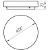 Накладной светильник Arte Lamp Aqva-tablet Led A6836PL-1WH