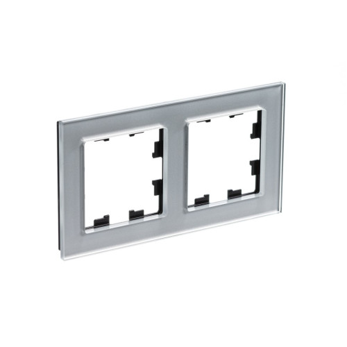 Рамка 2-ая Systeme Electric AtlasDesign Nature Стекло алюминий ATN320302