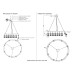 Подвесной светильник Crystal Lux RIVO SP8 BL Подвесной светильник Crystal Lux RIVO SP8 BL