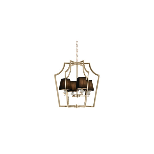 Подвесная люстра Lumina Deco Montero LDP 1249-4 GD+BK