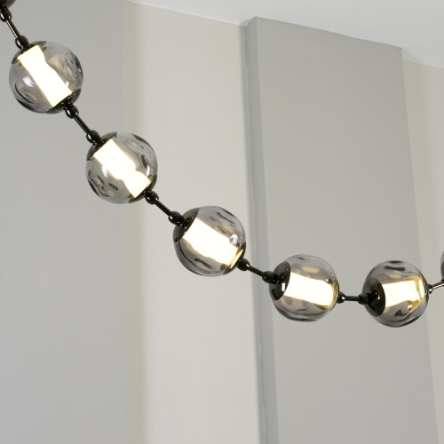 Подвесной светильник Delight Collection OD2437A-16 pearl black/smoke Подвесной светильник Delight Collection OD2437A-16 pearl black/smoke