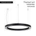 Подвесной светильник Arlight SP-CIRCLE-HANG-O3535-D500-30W Warm3000 049360