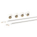 Трековый однофазный светильник (4 шт.) Эра TR41-SET-4-1 WH Б0070007