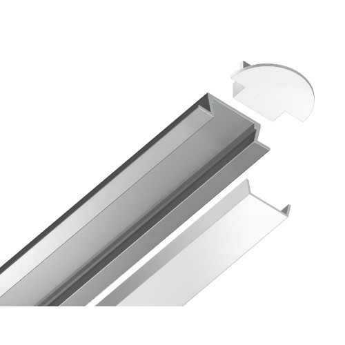 Алюминиевый встраиваемый профиль Ambrella Light Alum Profile GP1001AL