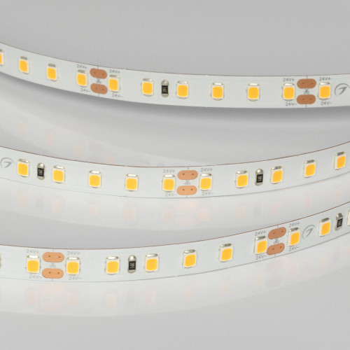 Светодиодная лента Arlight UL-A120-8mm 24V Warm2400 (9.6 W/m, IP20, 5m) (7 лет) 042299